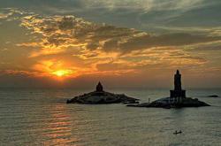 Sunrise in Kanyakumari